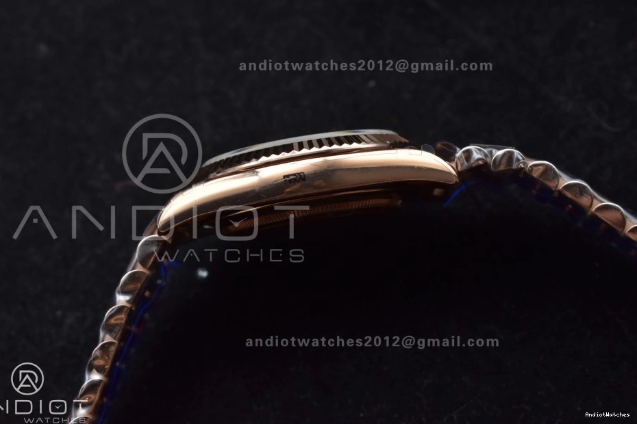 711 Dial Steel Weight) Best DayDate Slate Edition Ombre 904L President on V4 (Gain QF RG A2836 40 Bracelet Soft 1009